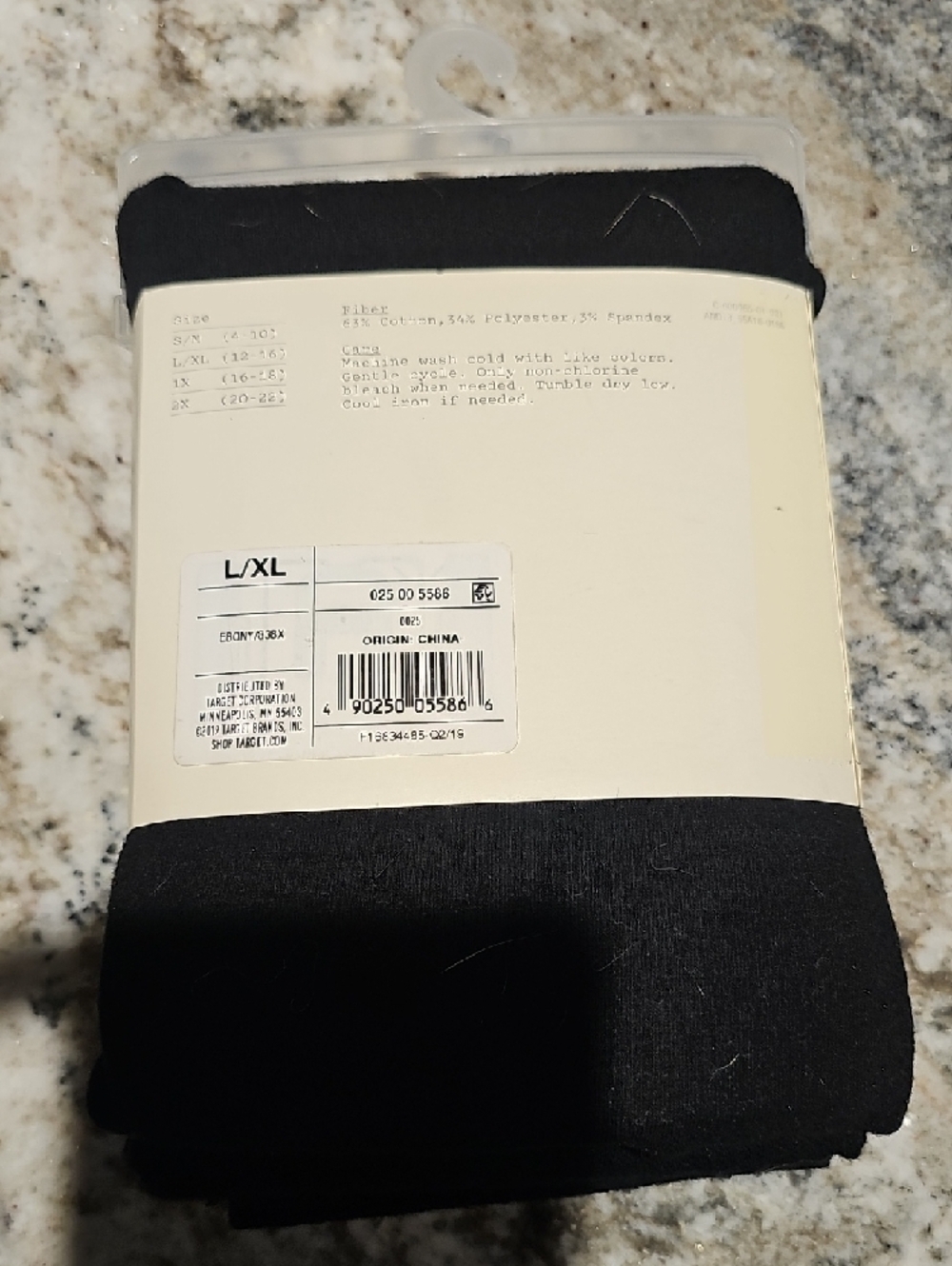 a new day Black Fleece-Lined High-Waist Leggings Size L/XL - NWT - Picture 2 of 2